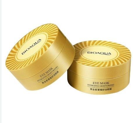 Гидрогелевые патчи с частицами золота BIOAQUA Hydrating Moisturizing Eye Mask, 60 шт KOS34 фото