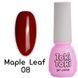 Гель-лак Toki-Toki Maple Leaf 08, бордовый, 5 мл TTML08 фото
