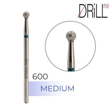 Фреза алмазная DRILL ME №600 Шар 3.2 мм, синяя насечка DRILLME600 фото