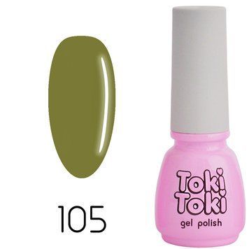 Гель-лак Toki Toki 105, 5 мл, оливковий TT105 фото