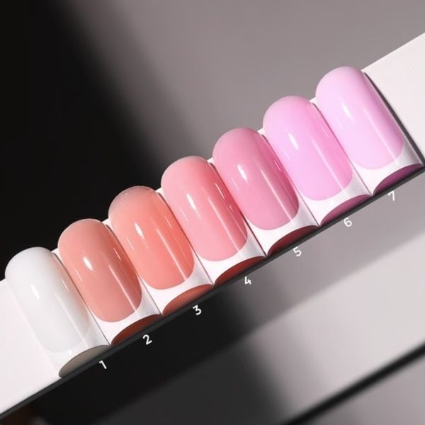 Гель для нарощування SAGA Professional Builder Gel Pastel Color 01 білий, 15 мл SGBP01 фото