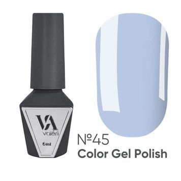 Гель-лак Valeri Color №45 голубо-синий, 6 мл GVA45 фото