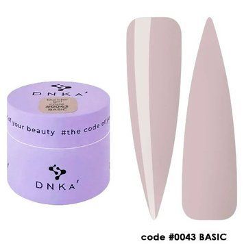 Гель DNKa' Builder Gel Basic 0043, світло-коричневий 30 мл PD0043B фото