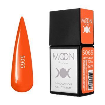 Гель-лак MOON FULL Amazing Color Gel polish №5065 червоногарячий, 12 мл AMFC5065 фото