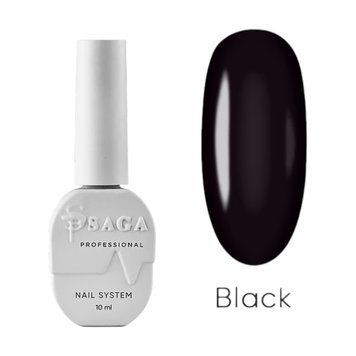 Топ без липкого шару Saga Professional BLACK, чорний, 10 мл SGTBLCK фото