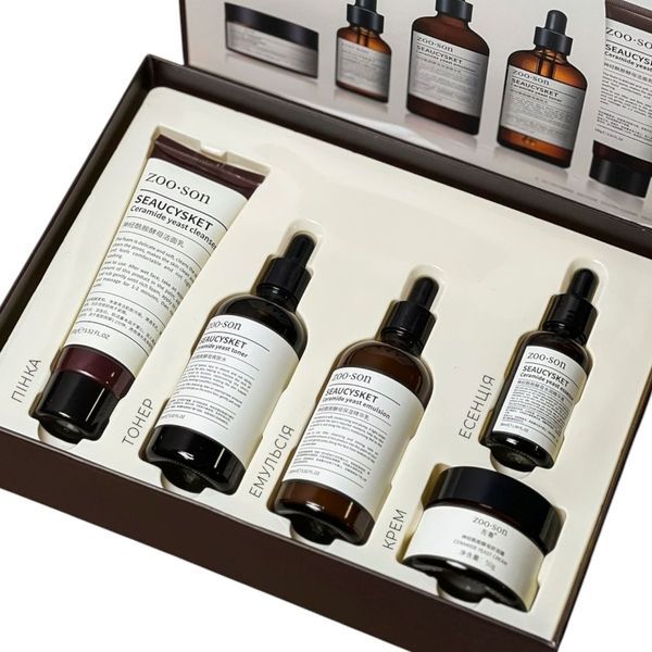 Набір доглядової косметики 5в1 ZOO SON Ceramide Yeast Moist з керамідами KOSMR49 фото