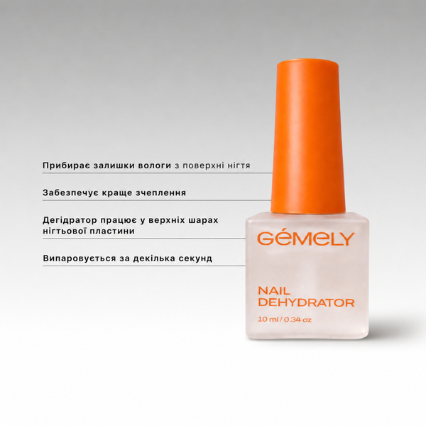Дегідратор для нігтів GEMELY ex GA&MA Nail dehydrator, 10 мл PUGA1 фото