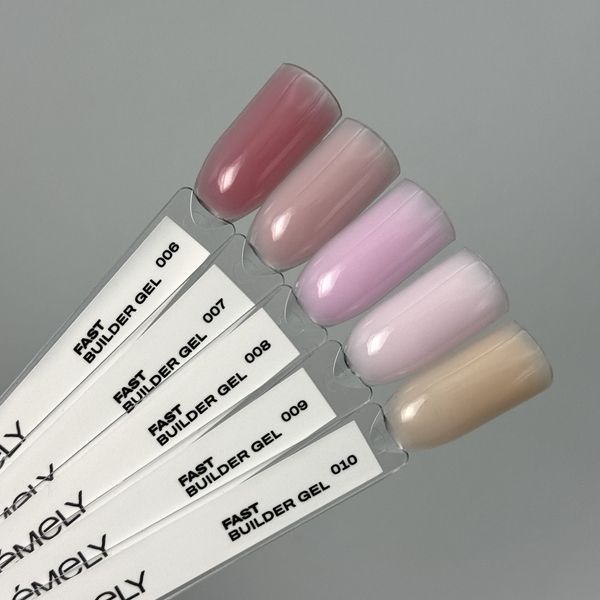 Гель для нарощування GEMELY Fast Builder gel 08 / Фаст Білдер гель 08, молочно-ліловий, 15 мл GFBG0815 фото