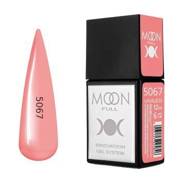 Гель-лак MOON FULL Amazing Color Gel polish №5067 полунично рожевий, 12 мл AMFC5067 фото