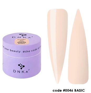 Гель DNKa' Builder Gel Basic 0046, бежево-рожевий 30 мл PD0046B фото