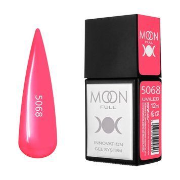 Гель-лак MOON FULL Amazing Color Gel polish №5068 малиново-рожевий, 12 мл AMFC5068 фото