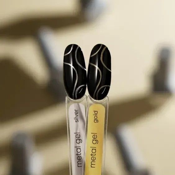 Гель-краска Valeri Gold Metal Gel золотистый, 5 мл GFVG фото