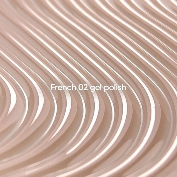 Гель-лак NAILS OF THE DAY French 02 бежево-нюдовий, 10 мл NDEF02 фото