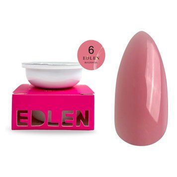 Змінний картридж (рефіл) Edlen Builder gel №6, насичений рожевий, 50 мл REFEDB0650 фото