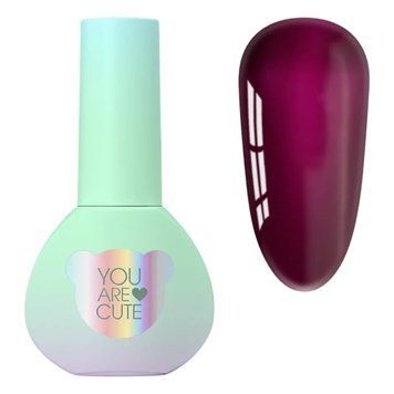 Гель-лак вітражний YOU ARE CUTE Color 130 фіолетовий, 5 мл YAC130 фото