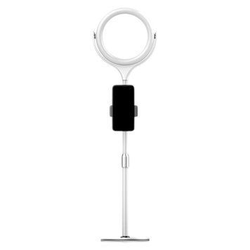 Лампа настольная кольцевая Ring Light Kit F-537, белая LED36 фото