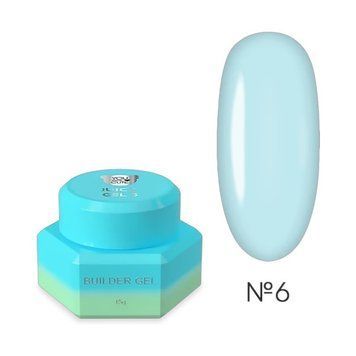 Гель для нарощування YOU ARE CUTE Juicy Gel 06 блакитний, 15 мл YACJG06 фото