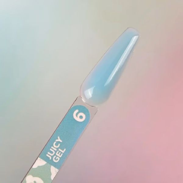Гель для нарощування YOU ARE CUTE Juicy Gel 06 блакитний, 15 мл YACJG06 фото
