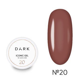 Гель для наращивания DARK Iconic Gel 20, 15 мл DICG2015 фото