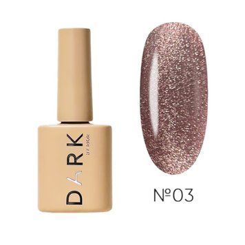 Гель-лак кошачий глаз Dark Gel Polish Cat Eye №03 пудро-розовый светоотражающий, 10 мл DCATEYE0310 фото