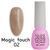 Гель-лак Toki Toki Magic touch MG02, 5 мл, кофейный с золотой поталью TTMG02 фото