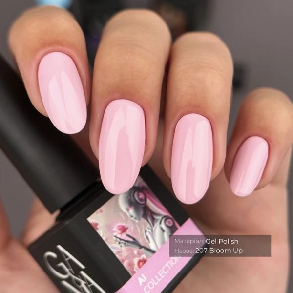 Гель-лак АІ колекція GA&MA AI collection 207 Bloom Up, рожевий, 10 мл GMAI207 фото