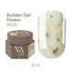 Гель із сухоцвітами VALERI Builder Gel Flower 05, світло-жовтий, 15 мл BGVALF05 фото 1