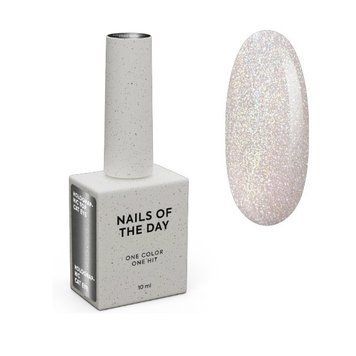 Топ без липкого шару NAILS OF THE DAY Holographic Top Cat eye голографічний топ з ефектом котячого ока, 10 мл NDOTHC фото