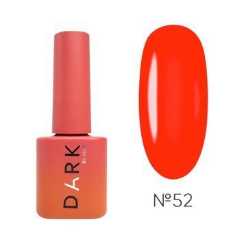 Гель-лак Dark Gel Polish №52 красно-оранжевый неоновый, 6 мл DGP5206 фото