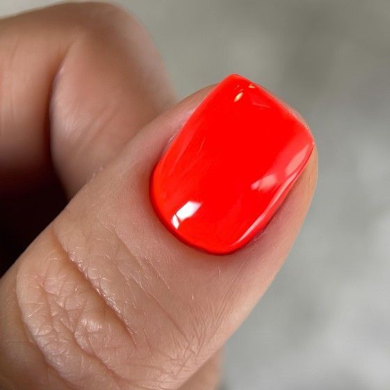 Гель-лак Dark Gel Polish №52 красно-оранжевый неоновый, 6 мл DGP5206 фото
