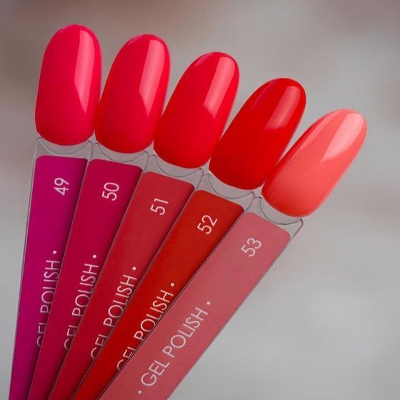 Гель-лак Dark Gel Polish №52 красно-оранжевый неоновый, 6 мл DGP5206 фото