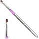 Пензлик для гелю та полігеля Фурман №4 KIS12 фото