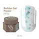 Гель із сухоцвітами VALERI Builder Gel Flower 06, світло-зелений, 15 мл BGVALF06 фото 1