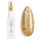 Гель-лак JOIA vegan 127, 6 мл, золотистий з блискітками JV127 фото