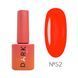 Гель-лак Dark Gel Polish №52 красно-оранжевый неоновый, 6 мл DGP5206 фото 1