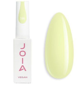 Гель-лак JOIA vegan 146, 6 мл, ніжно-лимонний JV146 фото