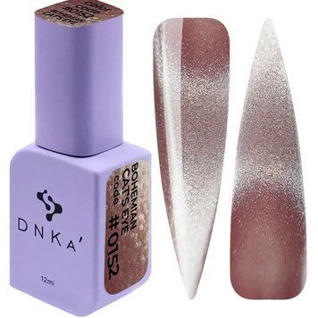 Гель-лак DNKa' Gel Polish Bohemian Cat Eye №152 рожевий з шимером, 12 мл DNKa152 фото