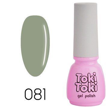 Гель-лак Toki Toki 081, 5 мл, світло-оливковий TT081 фото