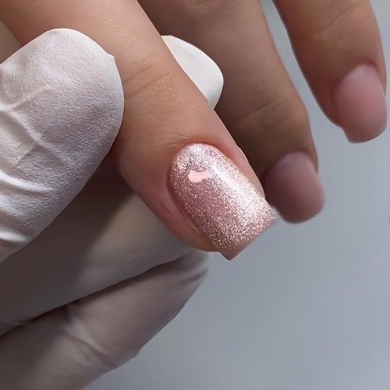 Гель-лак котяче око Dark Gel Polish Cat Eye №08 кремово-рожевий світловідбиваючий, 10 мл DCATEYE0810 фото