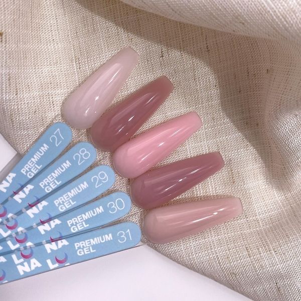Гель для наращивания LUNAmoon Premium Gel 28 темный нюдовый, 30 мл GPLUNA3028 фото