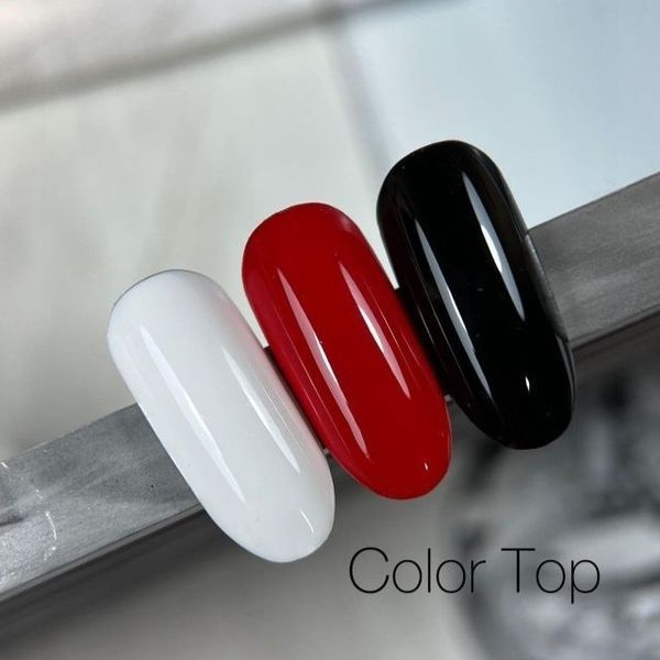 Топ без липкого шару Saga Professional WHITE, білий, 10 мл SGTWHT фото