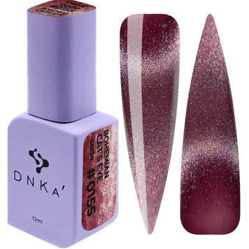 Гель-лак DNKa' Gel Polish Bohemian Cat Eye №155 рожева слива з шимером, 12 мл DNKa155 фото