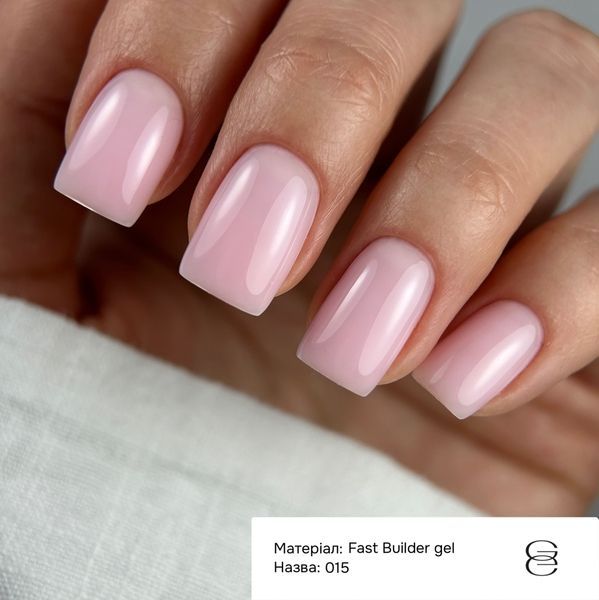 Гель для нарощування GEMELY Fast Builder gel 15 / Фаст Білдер гель 15, холодний рожевий, 15 мл GFBG1515 фото