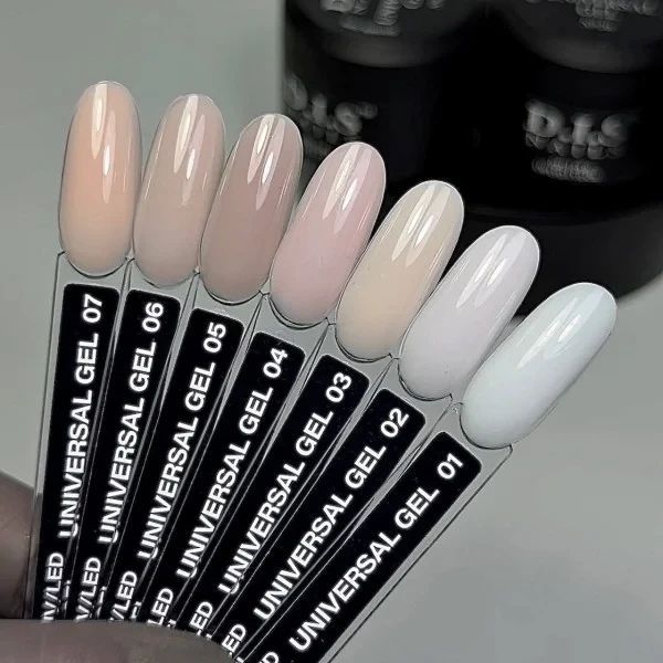 Гель для нарощування D.I.S Nails Universal Gel № 05, бежевий, 28 г GDISUG05 фото
