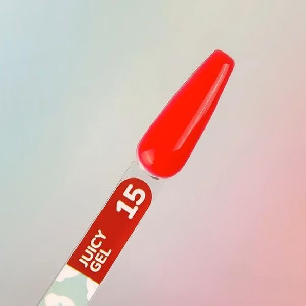 Гель для нарощування YOU ARE CUTE Juicy Gel 14 червоний, 15 мл YACJG15 фото