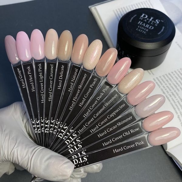 Гель для наращивания D.I.S Nails HARD COVER CARAMEL, 28 г GDIS21128 фото