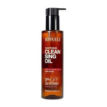 Масло для очистки чувствительной кожи REVUELE Soothing Cleansing Oil, 200мл KOSRVL23 фото