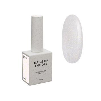 Топ без липкого слоя NAILS OF THE DAY Top Opal №02 лавандовый с блестками, 10 мл NDOT02 фото