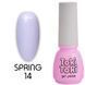 Гель-лак Toki-Toki Spring 14, світло-лавандовий, 5 мл