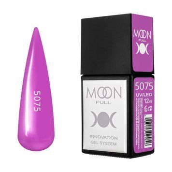 Гель-лак MOON FULL Amazing Color Gel polish №5075 ліловий, 12 мл AMFC50725 фото